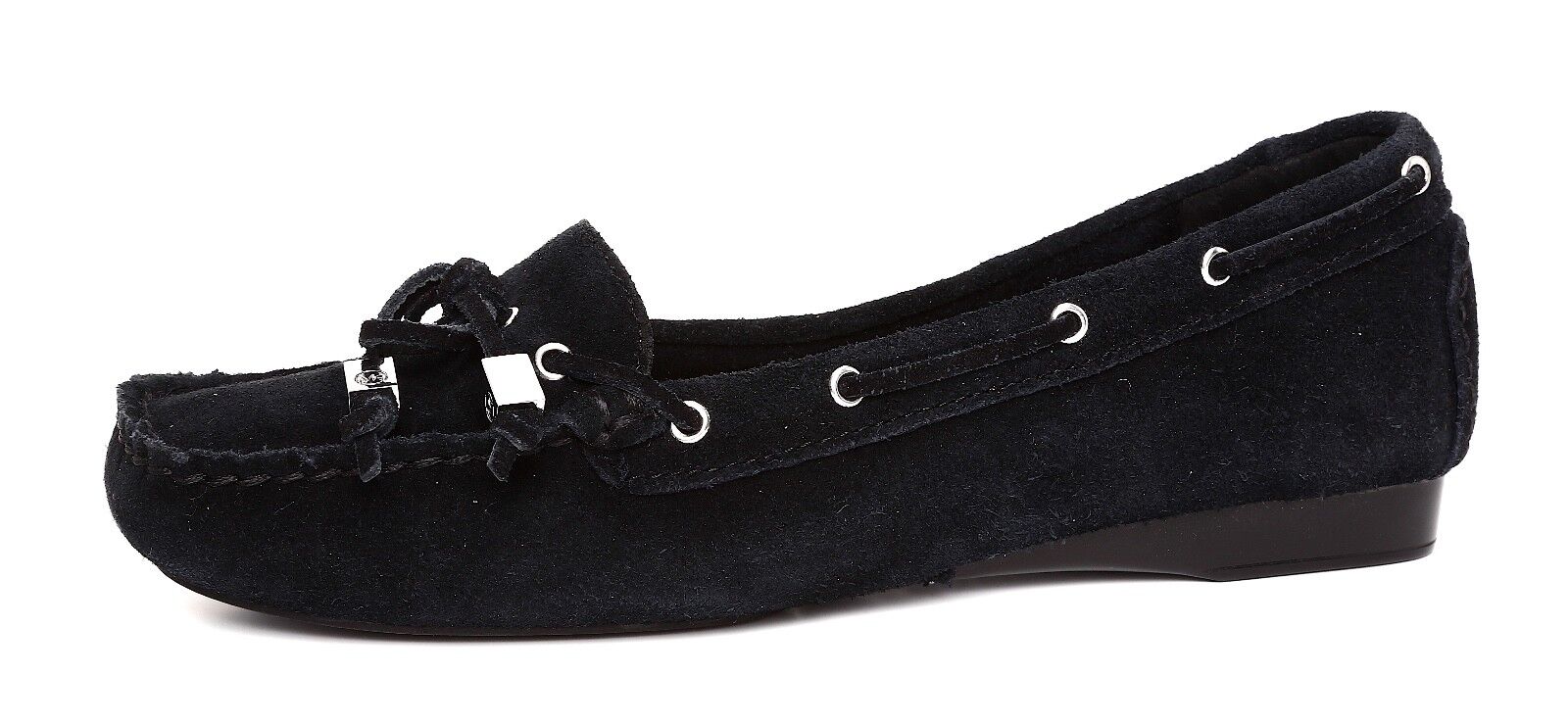 Michael Kors Womenapos;s Popular products Black Suede Slip 4994 5M On Shoes Price reduction Sz