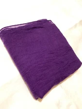 Purple Neck Scarf/Wrap/Shawl/Hijab Rectangular Thin Light
