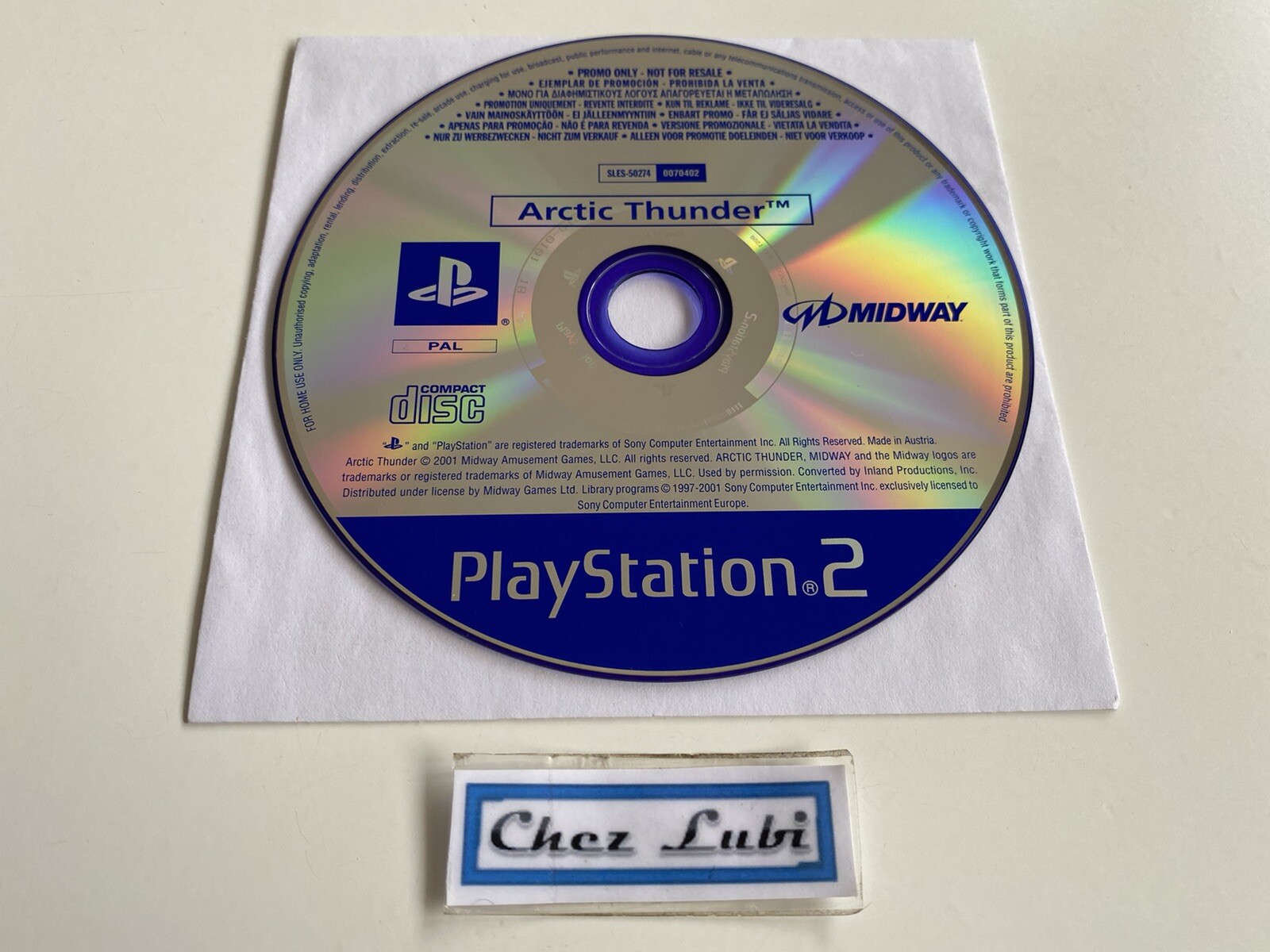 Arctic Thunder - Promo Press - Sony PlayStation PS2 - PAL EN/FR/GER