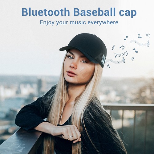 Cap Fashion Waterproof Hat Bluetooth w/ Speaker Music Wireless Smart Baseball UK - Bild 9 von 27