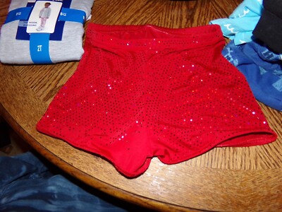 +*GIRLS RED SHORTS SIZE LARGE-