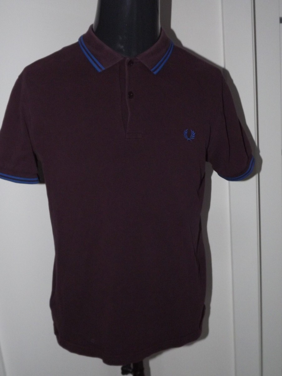 FRED PERRY Polo T-Shirt (M) Shirt Jersey Trikot Maglia Maillot