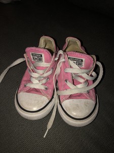 pink converse womens size 9