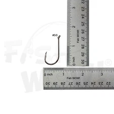 Fish WOW! Fishing Octopus Hook Size 5/0 black nickel Select Qty 20 50 100 lot