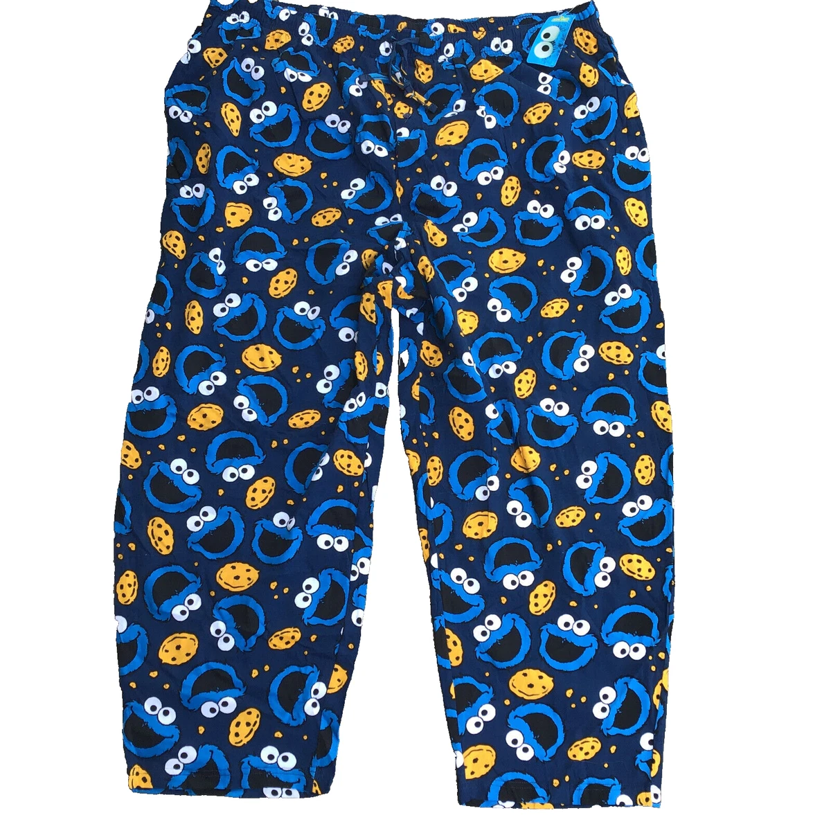 NWT Cookie Monster Women s 4XL Fleece Pajama Lounge Sleep Pants Sesame Street