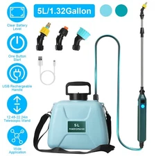 1.32Gallon Electric Sprayer Battery Operated Water Sprayer Lawn Garden Sprayer