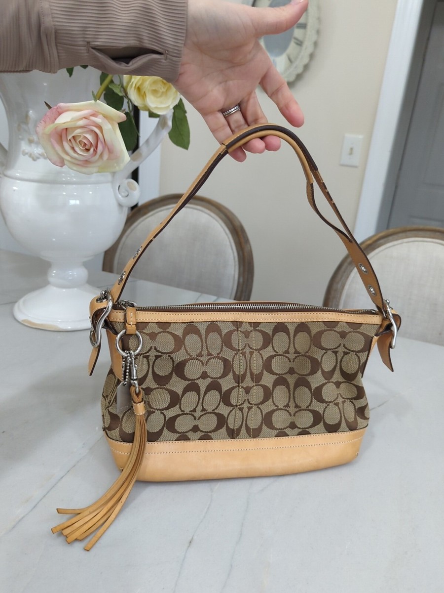 COACH SIGNATURE EAST WEST DUFFLE 9363 BAG HANDBAG SHOULDER