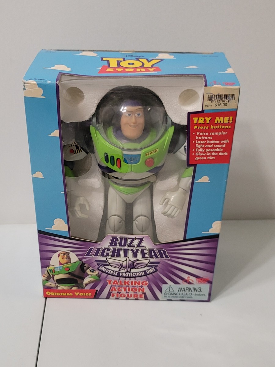 Vintage Thinkway Toys Toy Story Talking Buzz Lightyear Universe