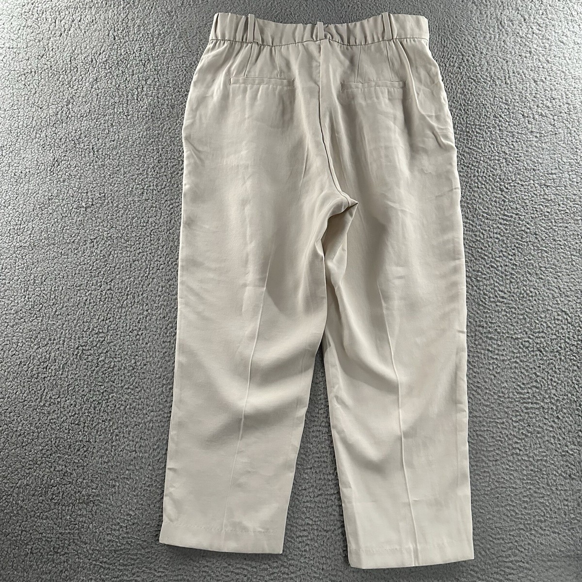 H&M Womens Pants Beige Size 14 Dress Pant Office Career Viscose Blend | eBay