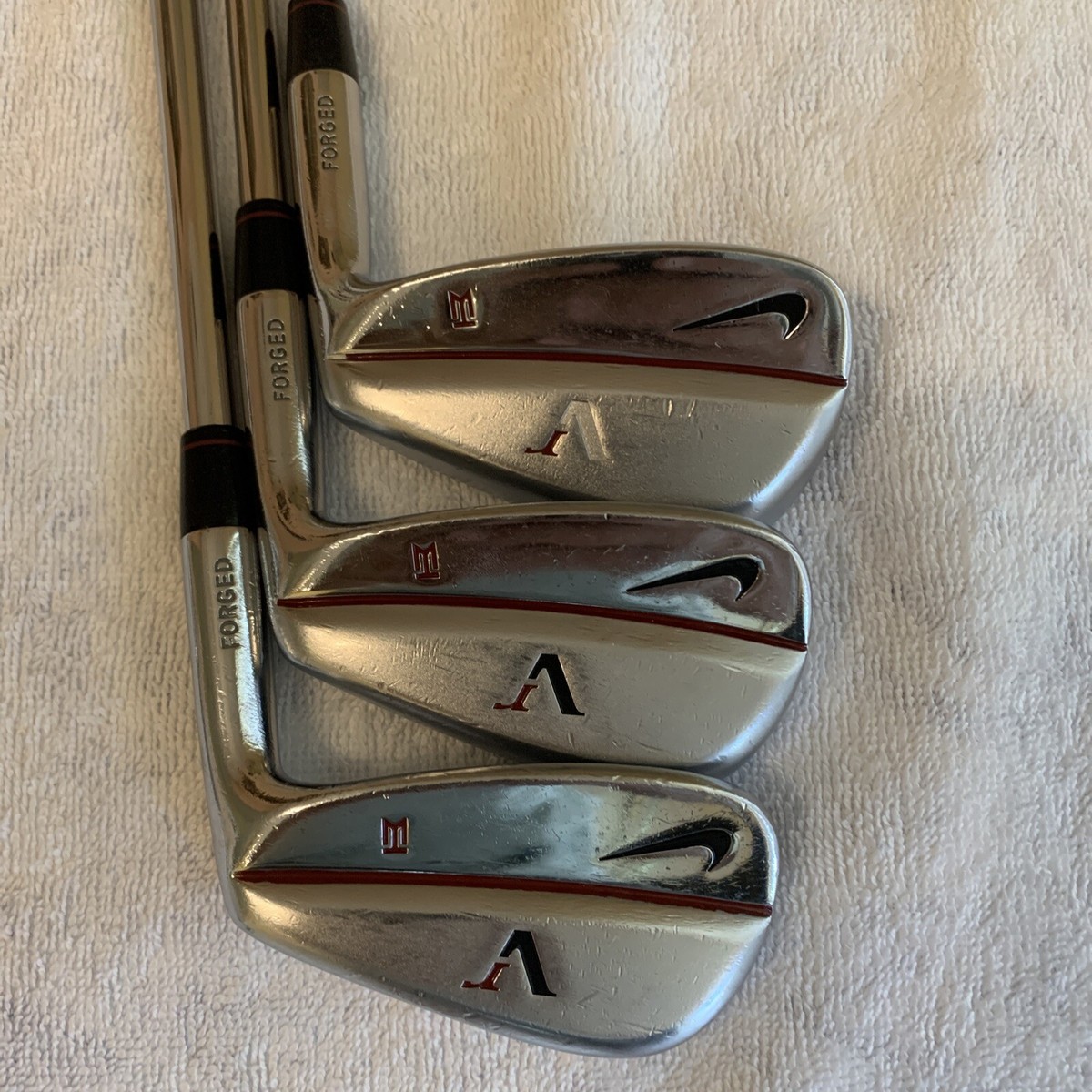 「VICTORY RED FORGED TW BLADE」（4〜P 7本） RARE Golf iron Nike VR Victory Red Forged TW Blade DG S200
