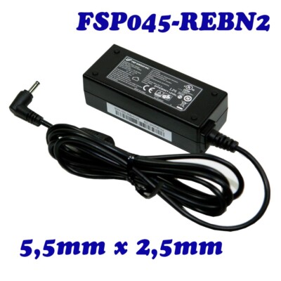 Medion Laptop Netzteil FSP045-REBN2 3Pin 45W 19V 2,37A Steckergröße 5,5 x 2,5mm