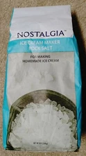 Nostalgia Rock Salt Bag, 8 Lb. Ice Cream Maker Rock Salt RSBG8LB