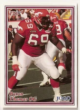 Byron Thomas 1999 Jogo CFL card #176 Calgary Stampeders  North Carolina