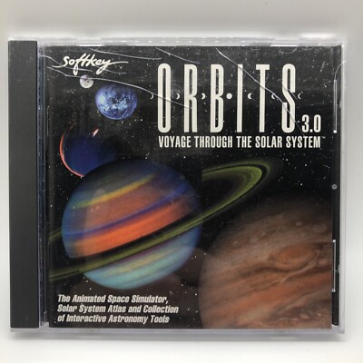 Orbits 3.0: Voyage Through The Solar System (PC CD, 1995) Game Simulator, EX