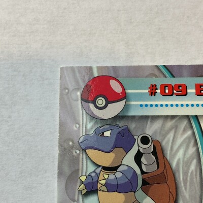 2000 Pokémon Topps Chrome Blastoise #09 Holo Foil TV Animation