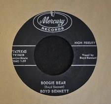 Boyd Bennett Mercury 71479 Boogie Bear and A Boy Can Tell
