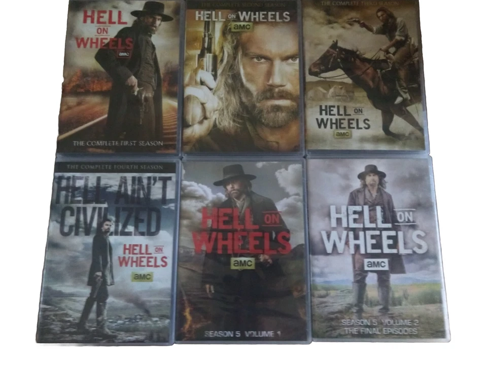 AMC Hell On Wheels The Complete Series DVD Set Seasons 1-5 Western Railroad EUC - Image 2 of 4