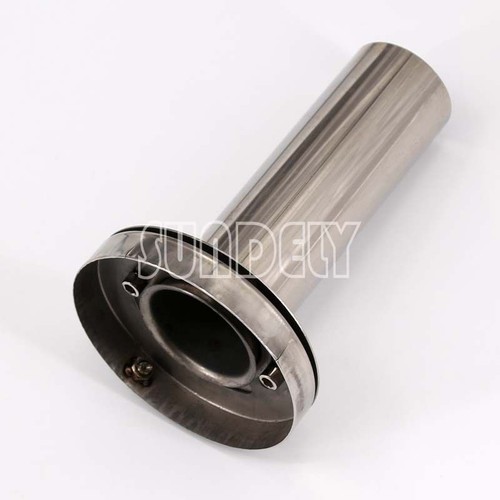 4.5'' UK Exhaust Muffler Baffle Tip Silencer Round Universal Stainless