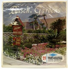 View Master A988, Busch Gardens, Tampa, Florida, Sawyer's, 3 Reel Set