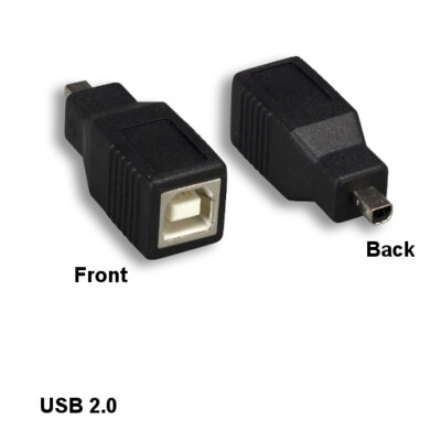 Kentek USB 2.0 B Female to Mini B 4 Pin Male Adapter Digital Camera MP3 MP4 PDA