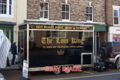 FOTO DER LENDENKÖNIG IN NORTHALLERTON GUTES WORTSPIEL UND GUTES SCHWEINEFLEISCH AUF EINEM GUTEN BRÖTCHEN 2008