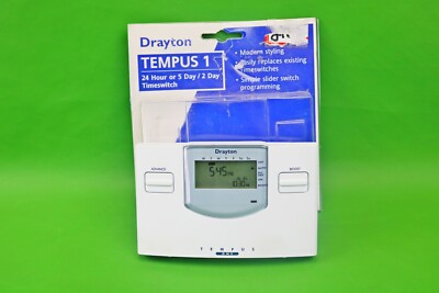 Drayton Tempus 1 24 Stunden 5/2 Tage elektronischer Zeitschalter