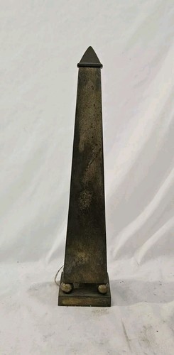 Vintage 1970's Brass Obelisk - Picture 2 of 9