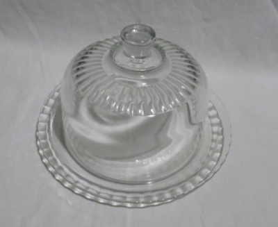 Cloche à Fromage Luminarc Vintage Années 80 - Verre Transparent - Bon état