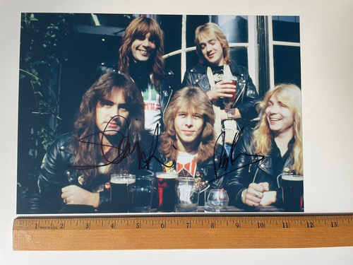 Iron Maiden Steve Harris, Dave Murray signed Autogramm - 8 x 12 Foto mit COA - Bild 3 von 8