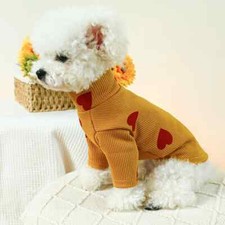 Pet Spring Autumn Clothing Thin Multi Love Pajamas Elastic T Shirt for Dogs Cats