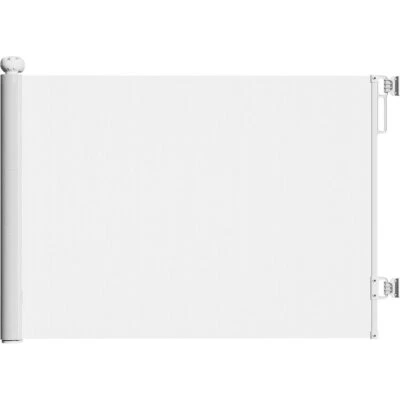 Carlo Milano Ausziehbares Treppenschutzgitter, 13 - 180 cm, 85 cm hoch, weiß