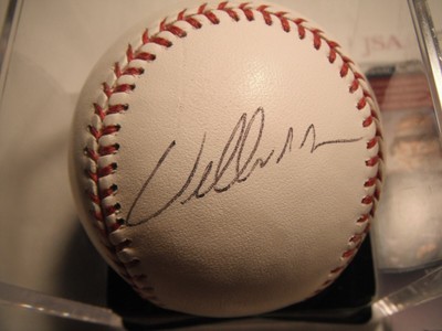 willie mcgee autographed baseball