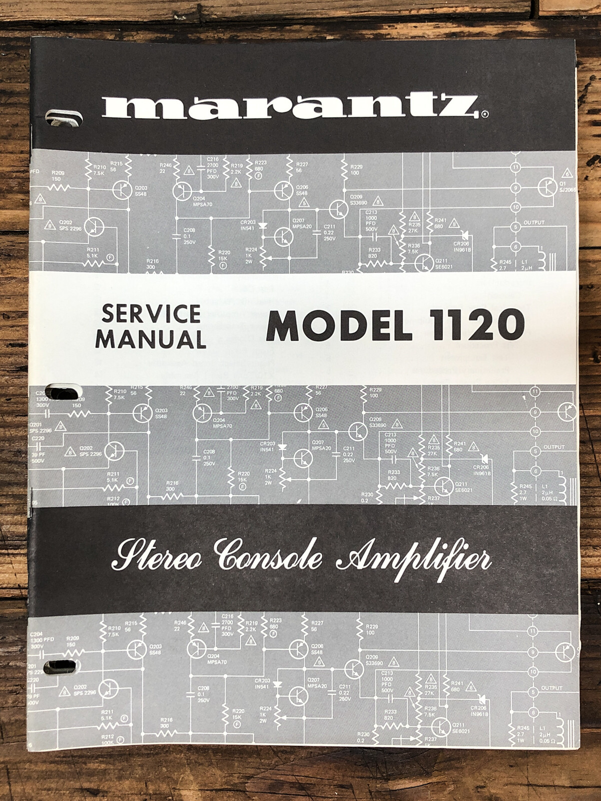 Marantz Model 1120 Preamp / Preamplifier  Service Manual *Original*
