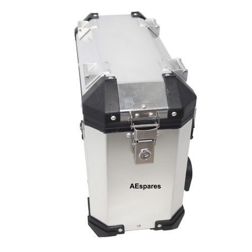 Se adapta a Royal Enfield Himalayan Alforjas de Aluminio Caja de Plata Par Em... - Imagen 3 de 18
