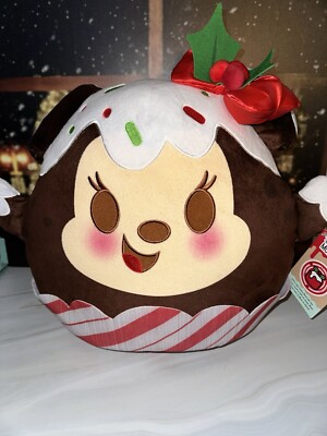 Disney Munchlings - Minnie Mouse Holiday Toffee Pudding Plush - 15 3/4'' - New