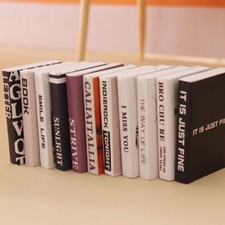 31PC 1/6 Scale Dollhouse Miniatures Accessorie 11.5" Inch Book Filling Bookcase