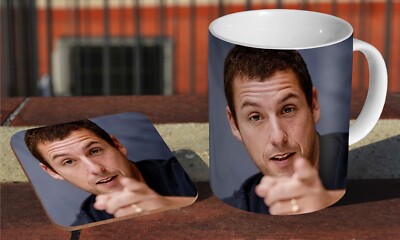 Adam Sandler Awesome - Keramik Kaffee-/Teetasse + passender Untersetzer 