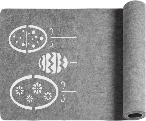 Tischläufer aus Filz Abwaschbar Tischdecke Tischband Ostern Osterdekoration - Bild 5 von 12