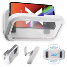 Waterproof Shower Phone Holder 360° Rotation Touchable Wall Mount Phone Case