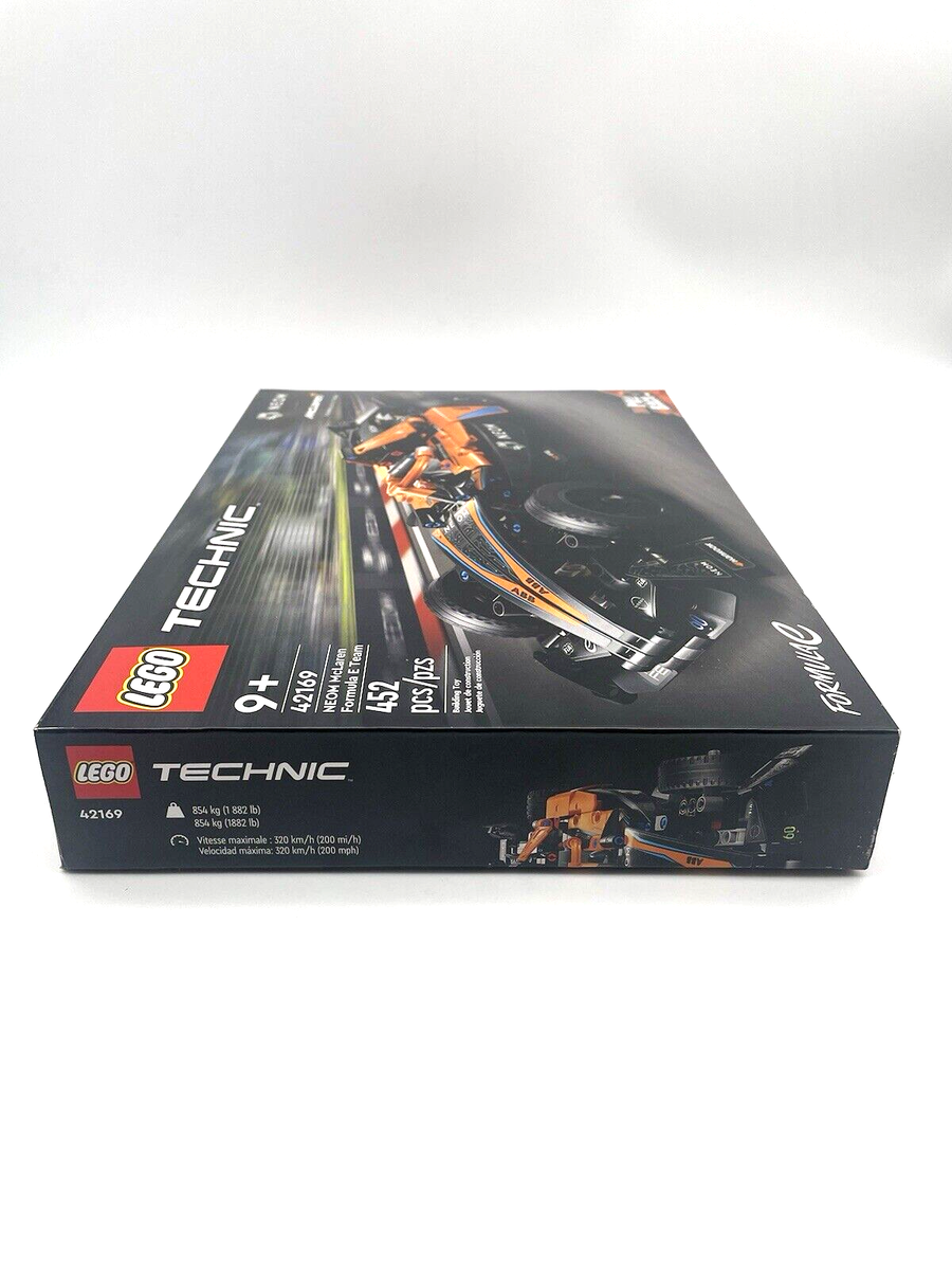 Lego Technic 42169 NEOM McLaren Formula E Team Race Car 452 Pieces