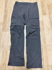 REI Co-op Sahara Convertible Pants Gray Boys Size L 14-16
