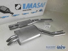 IMASAF Auspuff Mitteltopf+Endtopf für Mercedes SL 280/350/450 R107/W107 BJ.71-85 IMASAF Auspuff Mitteltopf+Endtopf für Mercedes SL 280/350/450 R107/W107 BJ.71-85
