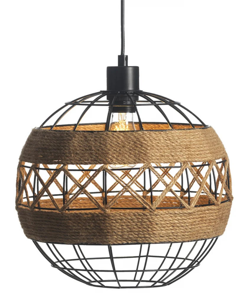 Ceiling Light Black Craco Oaks Lighting 2047 P BK