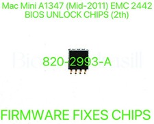 Mac Mini A1347 Mid-2011 EMC 2442, EFI NO PASSWORD BIOS CHIP 820-2993-A