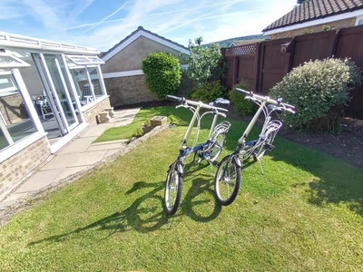 ONE Dahon 20in Folding Bike Blue/Silver Rear Rack Mudguards Aluminium - Image 1 of 4