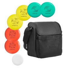 Disc Golf Set 6 Discs for Beginners with Backpack