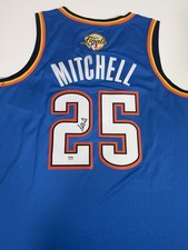 Ajay Mitchell autographed Oklahoma City Thunder signed NBA Finals jersey - PSA
