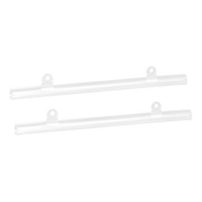 PVC Poster Hanger Rail Strip 25cm/10inch with Clips,2 Set