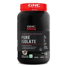 GNC AMP Pure Isolate Low Carb 2lbs Cookies & Cream | 25g Protein