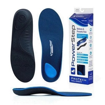 Powerstep Protech Full Length Insoles #1005-01  NEUTRAL ARCH, FREE SHIPPING -USA
